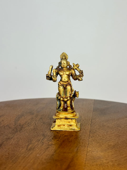 Kalabhairava idol - Museum Replicated panchaloha idol