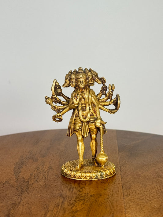Panchamukhi Hanuman - Museum replicated Panchaloha idol