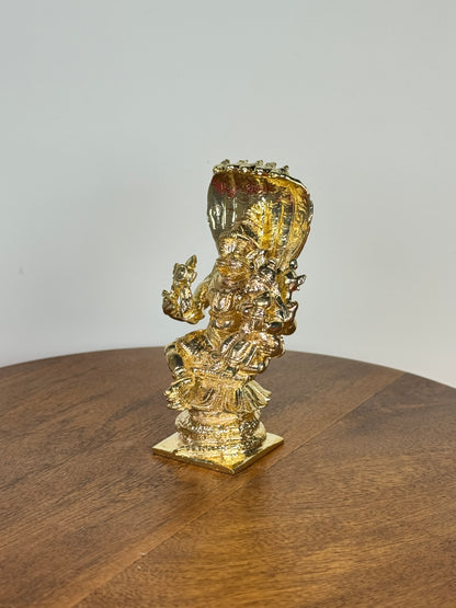 Lakshmi Narasimha swamy idol made of panchaloha