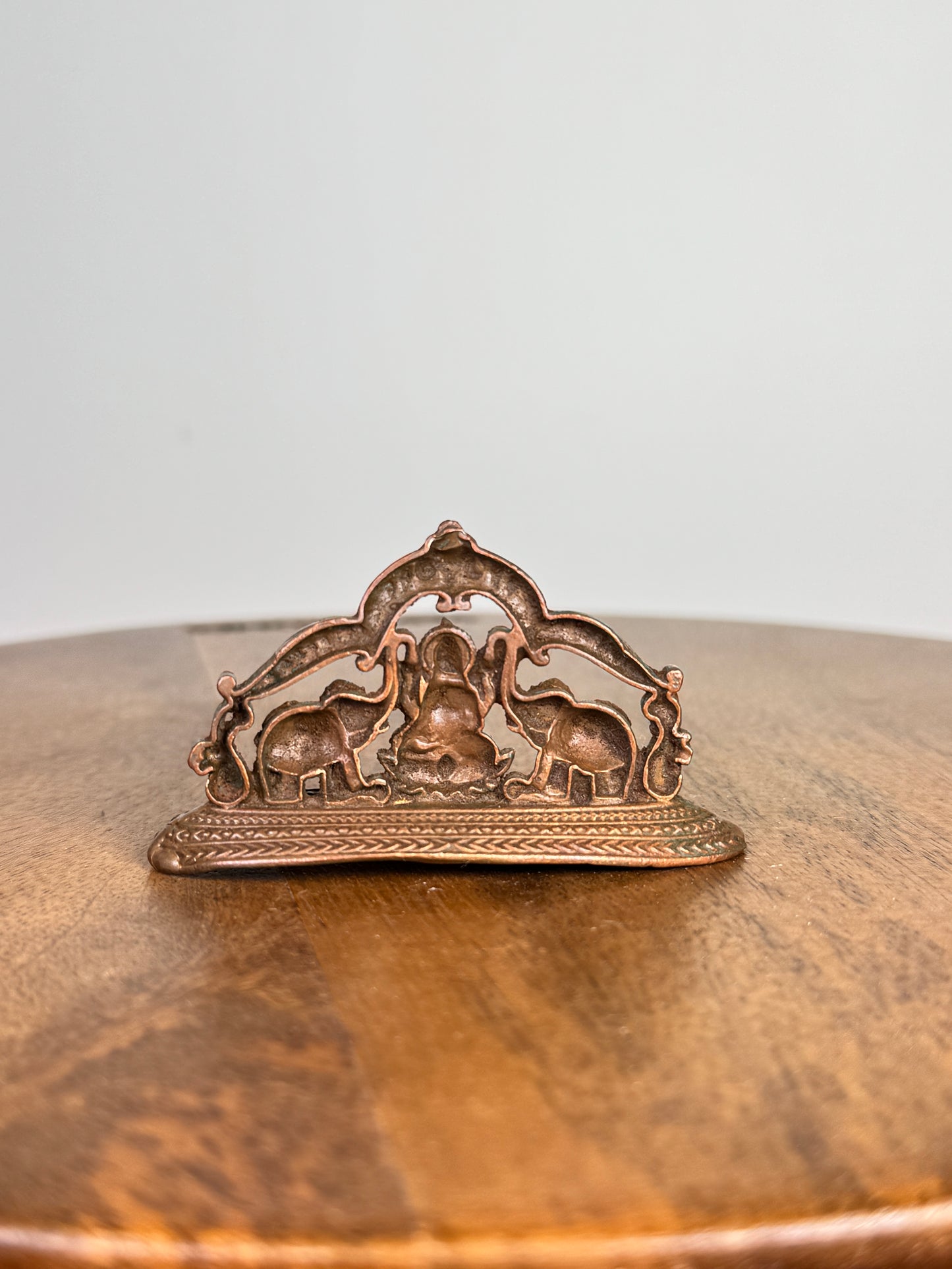 2D Cad model Gajalakshmi devi - museum Replicated copper idol