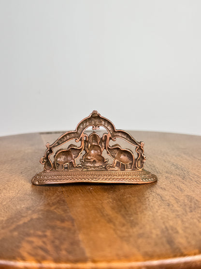 2D Cad model Gajalakshmi devi - museum Replicated copper idol