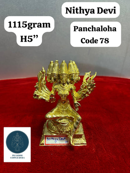 Nithya Devi - Prasiddh Idols Presents Panchaloha Idol (Custom Made)