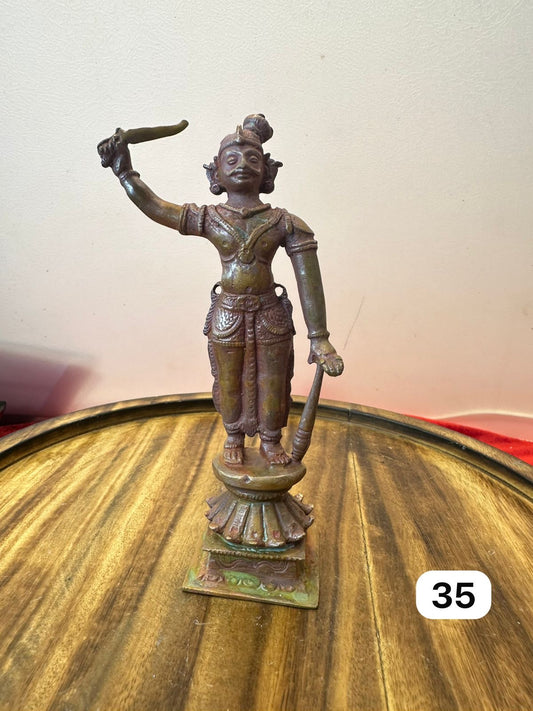 Veera Badra - Prasiddh Idols Presents Copper Idol Of Museum Replica