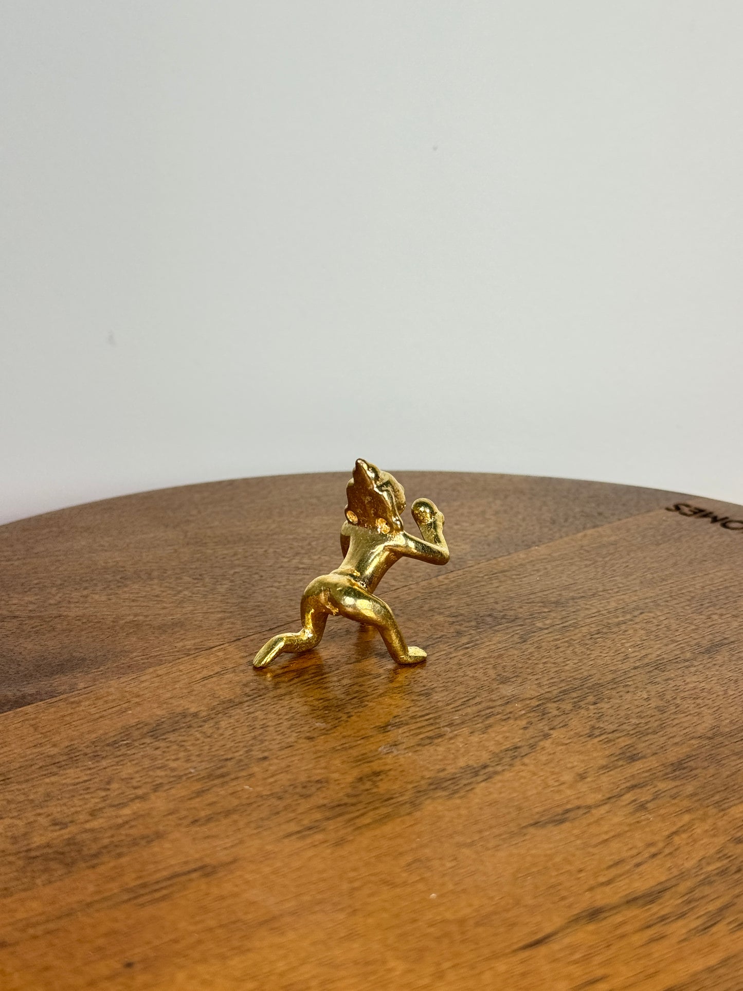 Crawling butter ball Krishna idol made of panchaloha