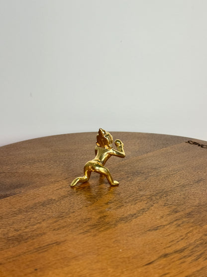 Crawling butter ball Krishna idol made of panchaloha