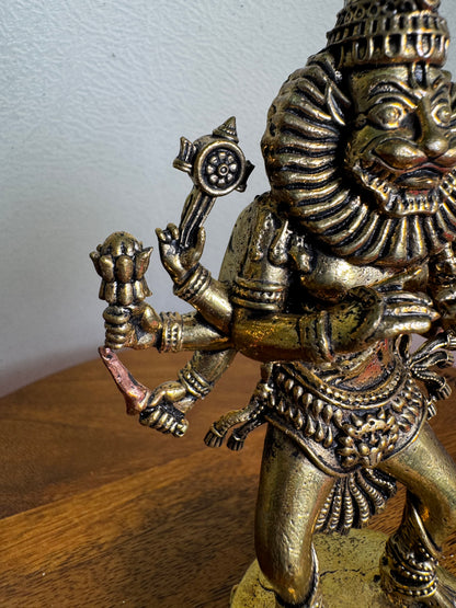 Ugra Narasimha Swamy - Prasiddh idols present Panchaloha idol