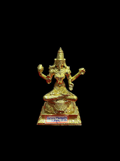 Sarva Mangala Nitya Devi - Prasiddh Idols Presents Panchaloha Idol (Custom Made)