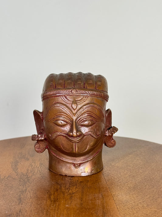 Mukhalinga - Museum replicated copper idol