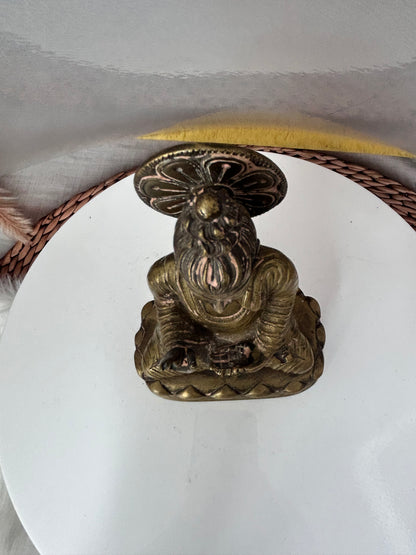 Vintage bronze buddha idol