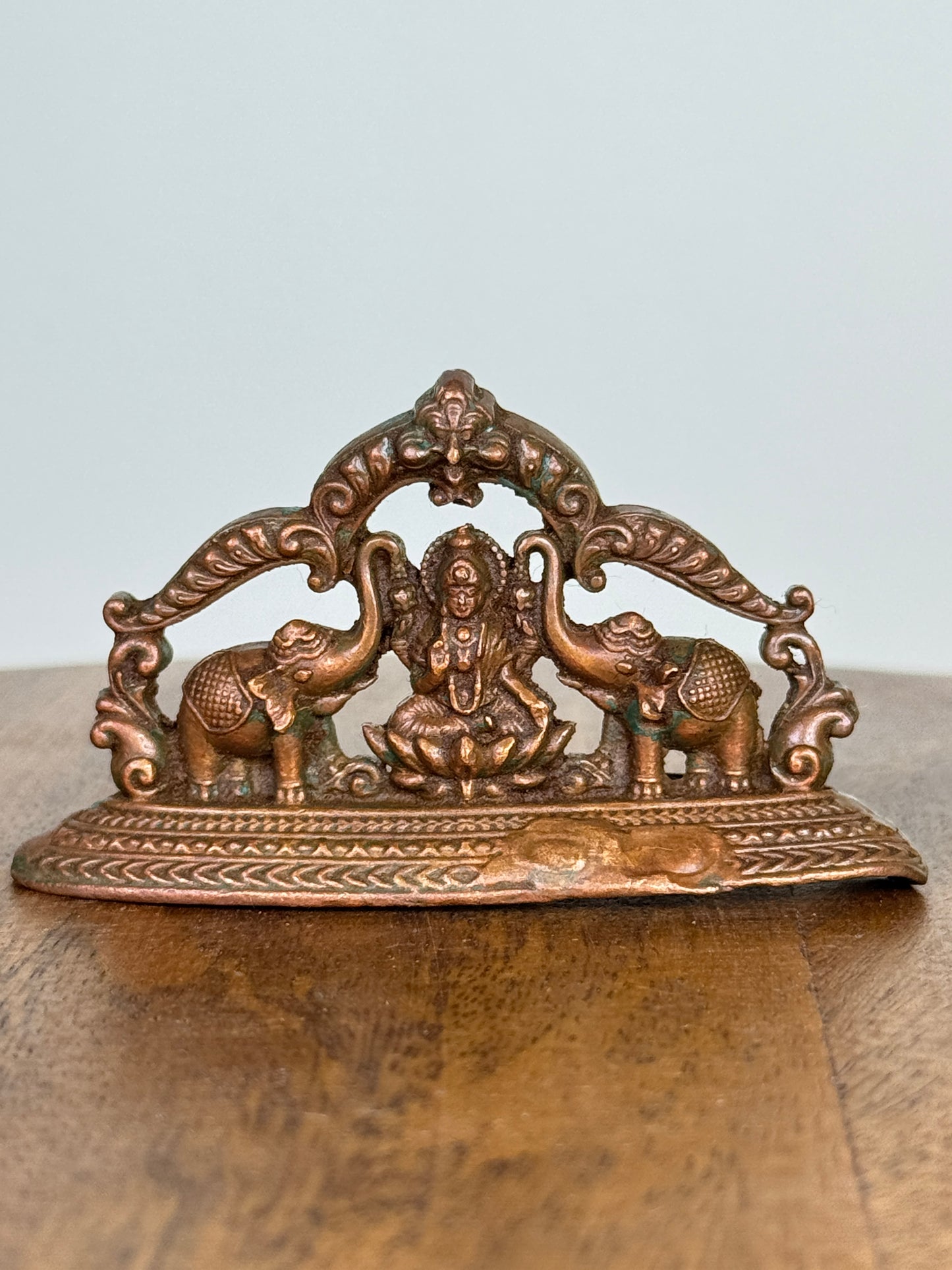 2D Cad model Gajalakshmi devi - museum Replicated copper idol