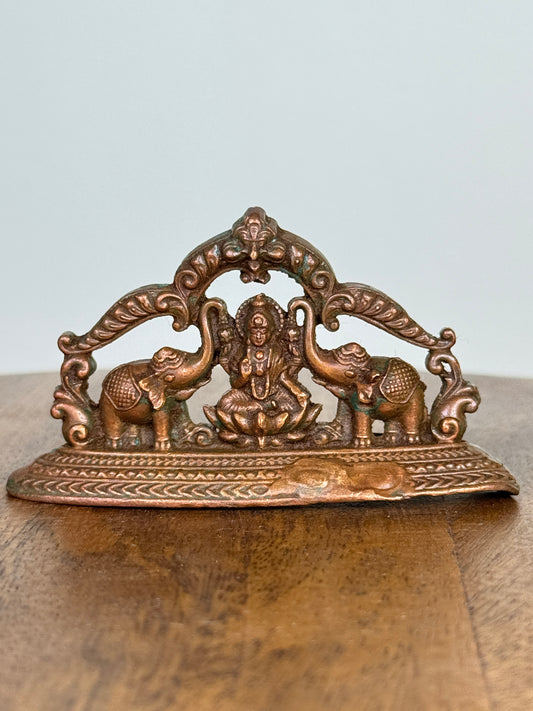 2D Cad model Gajalakshmi devi - museum Replicated copper idol