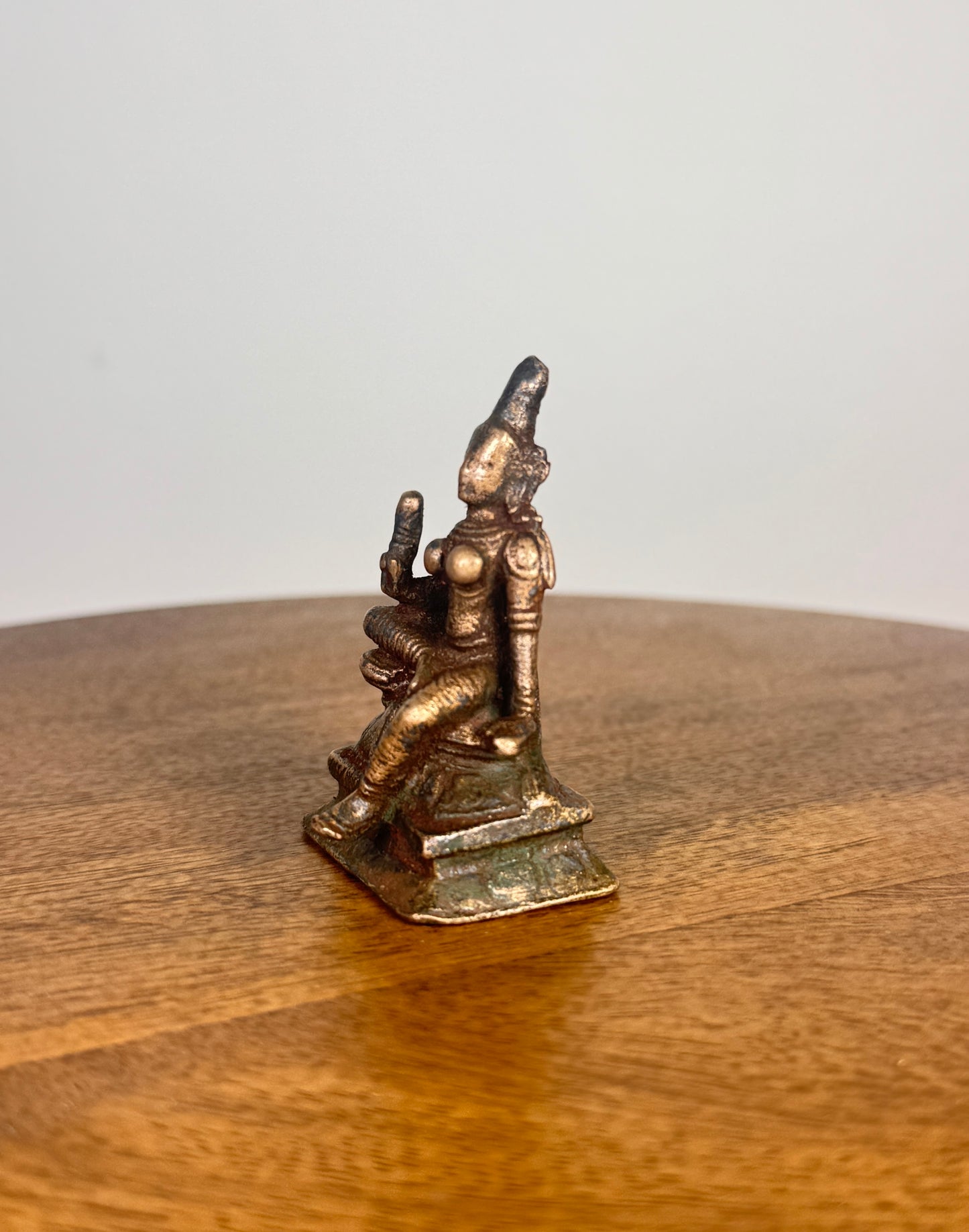 miniature Uma devi/boga shakti - museum replicated copper idol