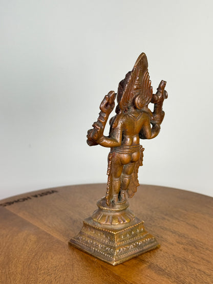 standing Mariamman/maraiamma - Museum Replicated copper idol