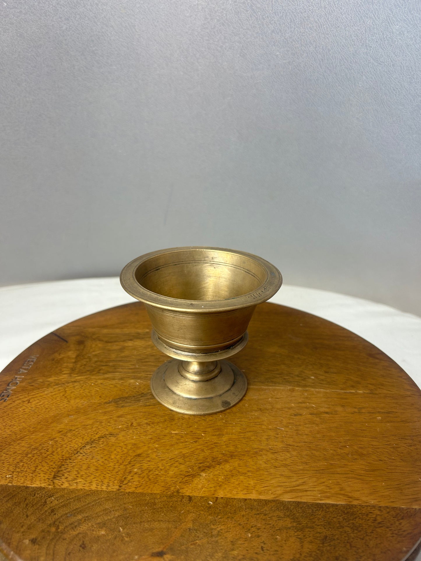 Vintage Bronze cast miniature pot