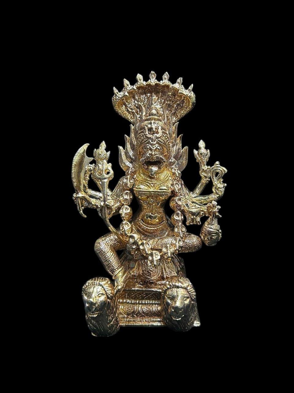 Maha Pratyangira- Prasiddh Idols Presents Panchaloha Idol (Custom Made)