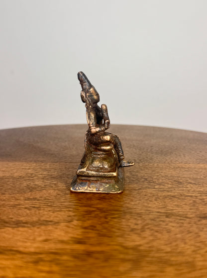 miniature Uma devi/boga shakti - museum replicated copper idol