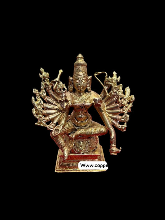 Mahalakshmi Devi - Prasiddh Idols Presents Panchaloha Idol Of Museum Replica