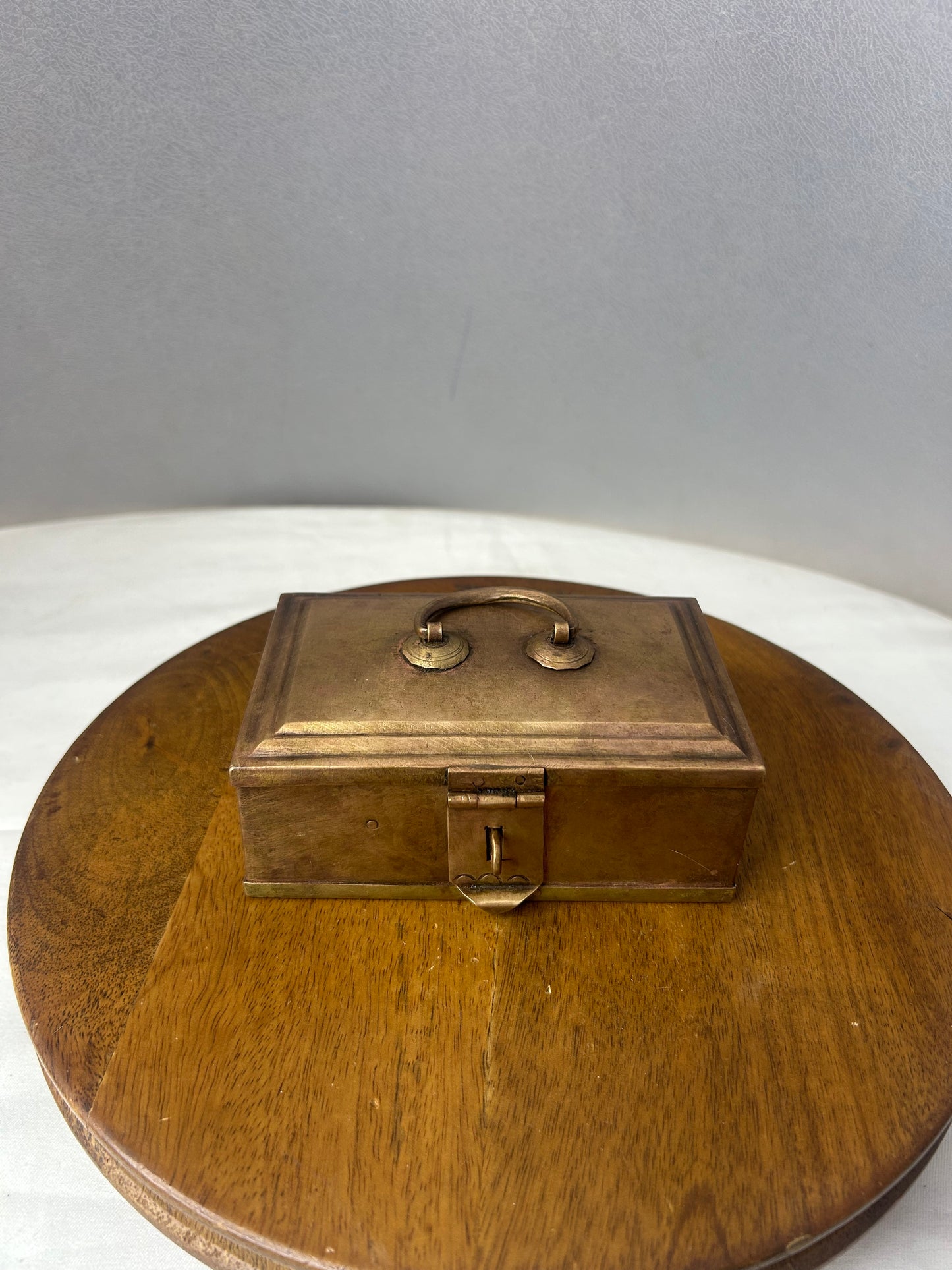 Vintage brass made paan box