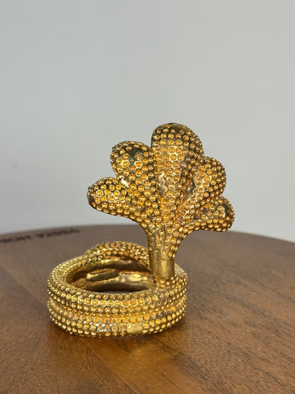 Shesha Naga idol made of panchaloha