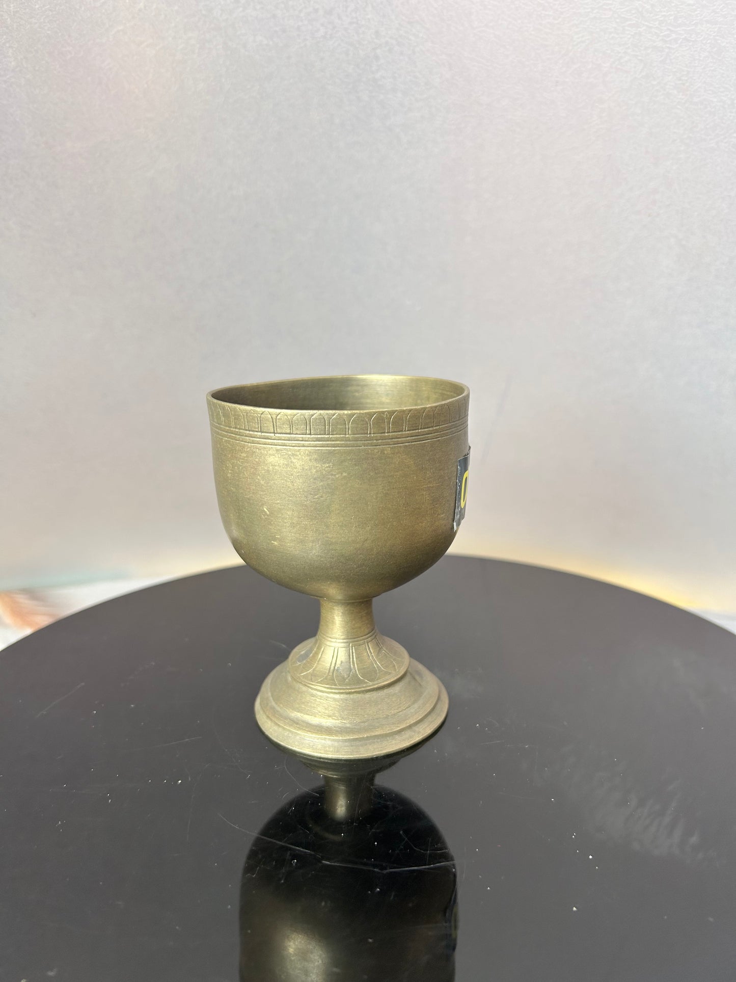 Vintage bronze cast tumbler
