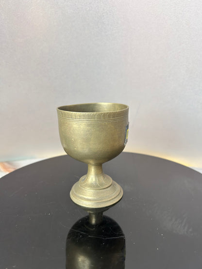 Vintage bronze cast tumbler