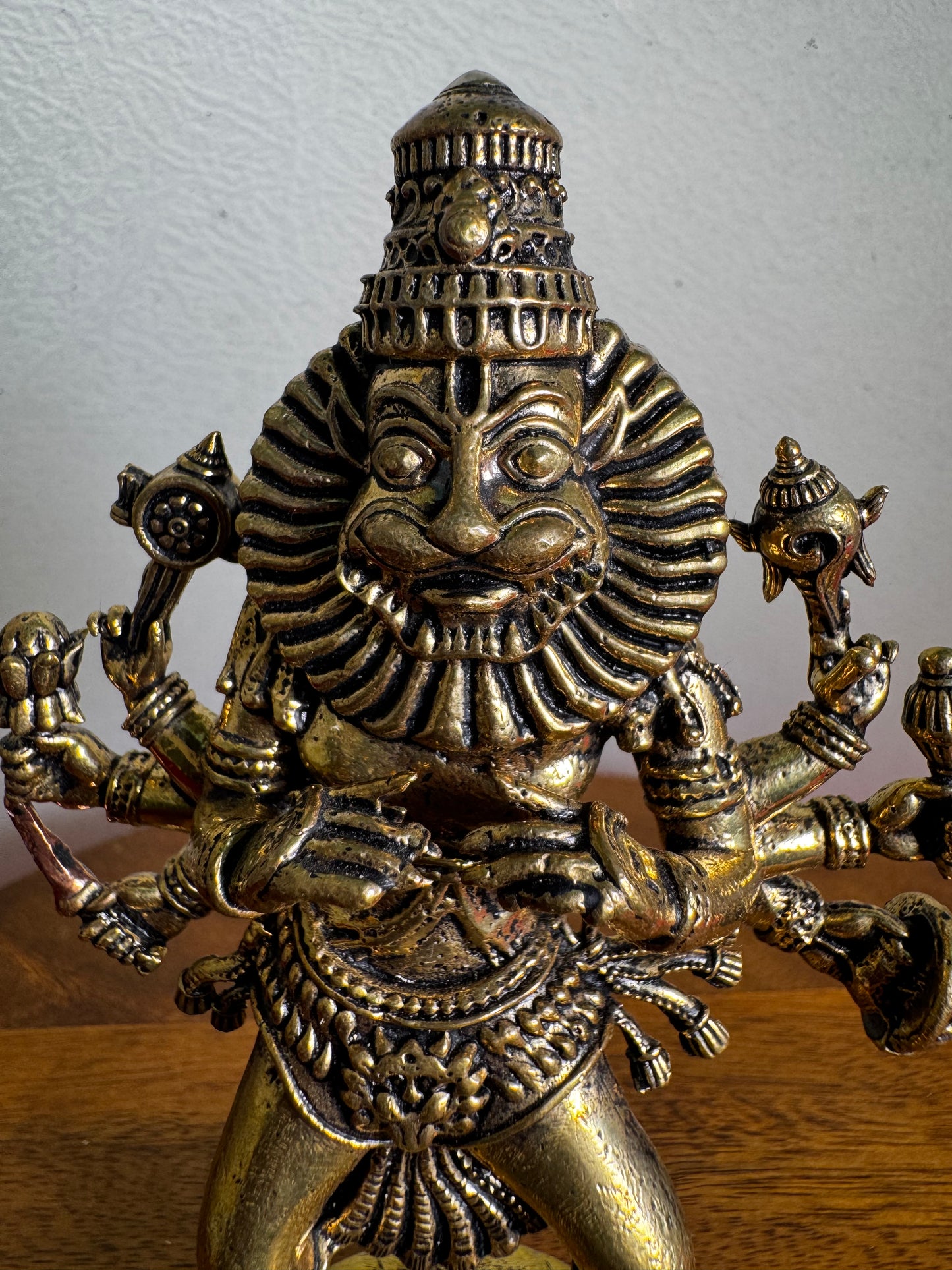 Ugra Narasimha Swamy - Prasiddh idols present Panchaloha idol