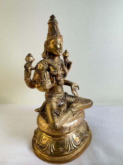 Mahalakshmi Devi - Prasiddh idols presents copper idol of