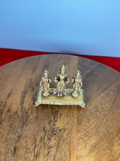 Suryanaraya with wives - museum Replicated panchaloha idol