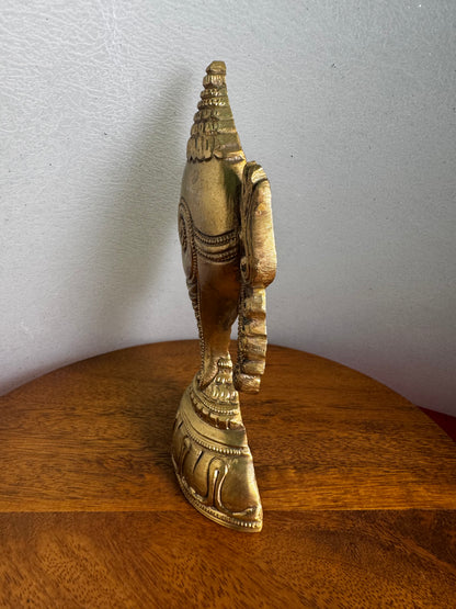 Shanku Chakra Stand - Prasiddh idols presents Panchaloha handcrafted item
