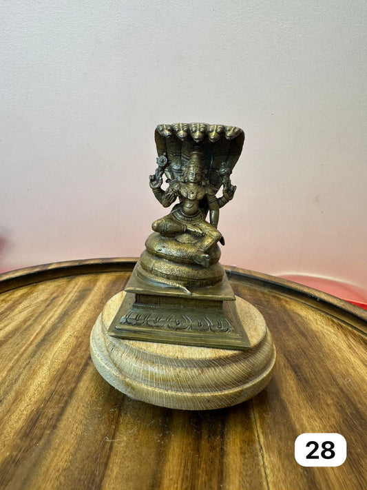 Vaikunta Narayana - museum replicated copper idol