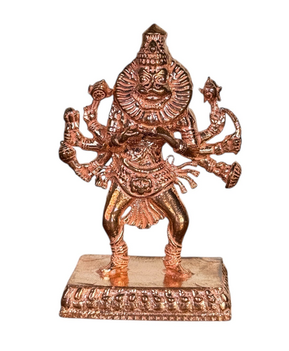 Ugra Narasimha Swamy idol made of pure copper