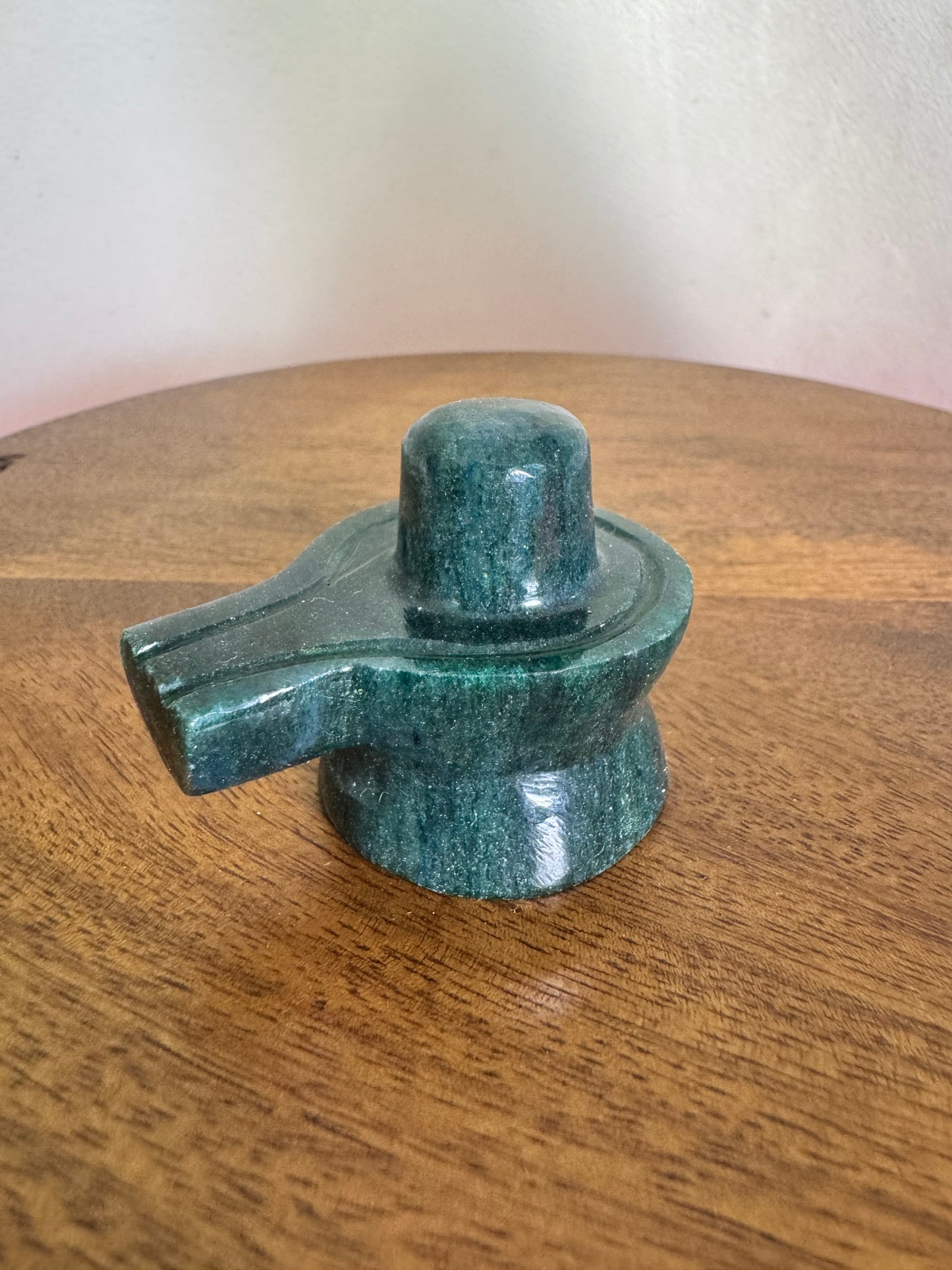 Green Aventurine Shivalinga- Prasiddh idols presents green aventurine idol