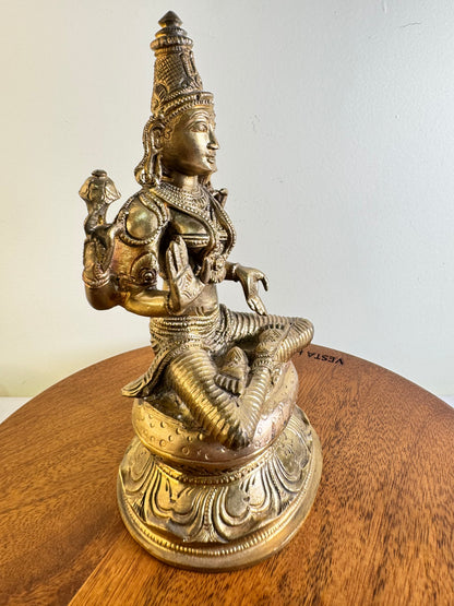 Mahalakshmi Devi - Prasiddh idols presents copper idol of