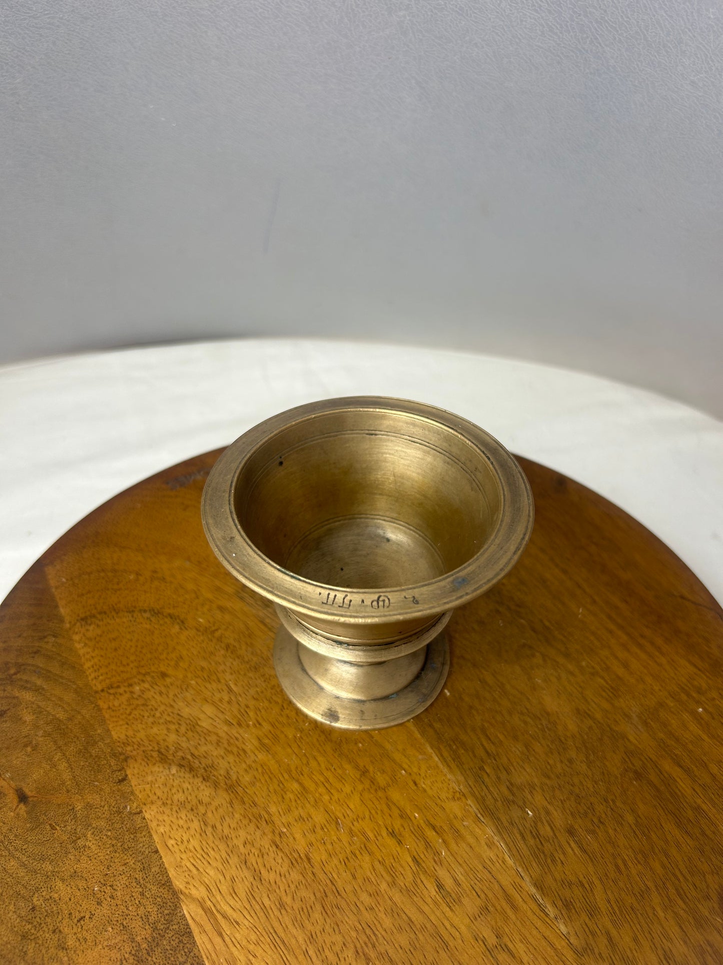 Vintage Bronze cast miniature pot