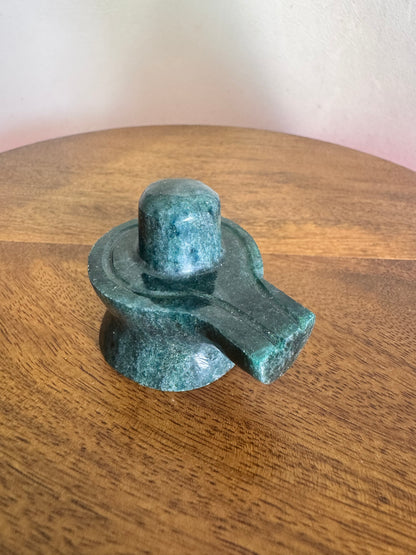 Green Aventurine Shivalinga- Prasiddh idols presents green aventurine idol