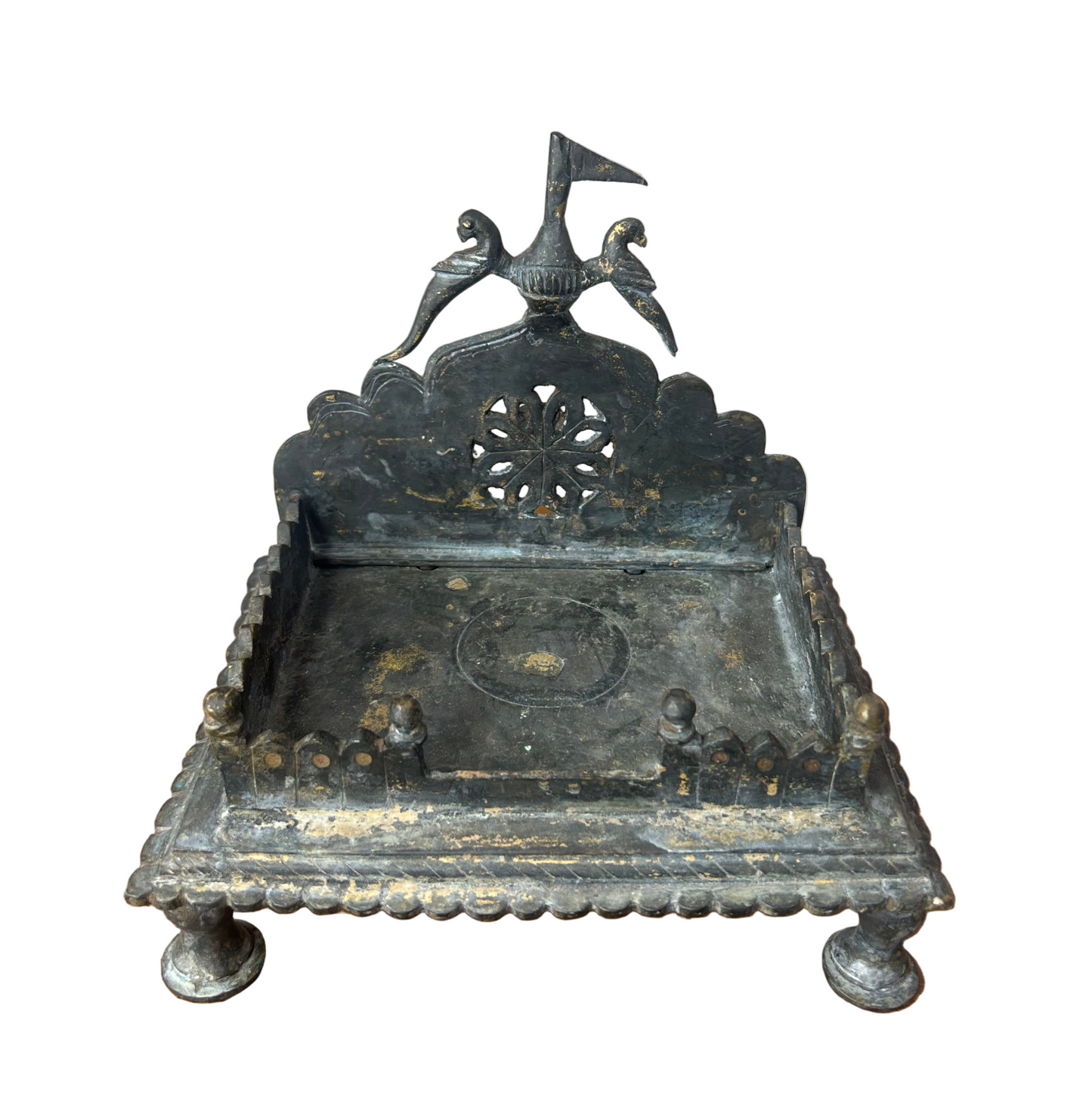 Vintage bronze cast mandahasan