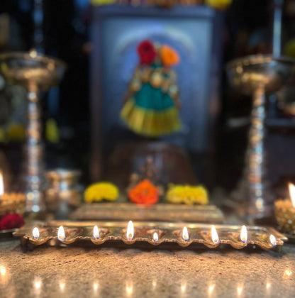 Navadurga Nava Deepa - Prasiddh Idols Presents Panchaloha made Deepa