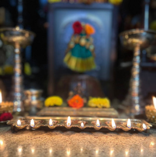 Navadurga Nava Deepa - Prasiddh Idols Presents Panchaloha made Deepa