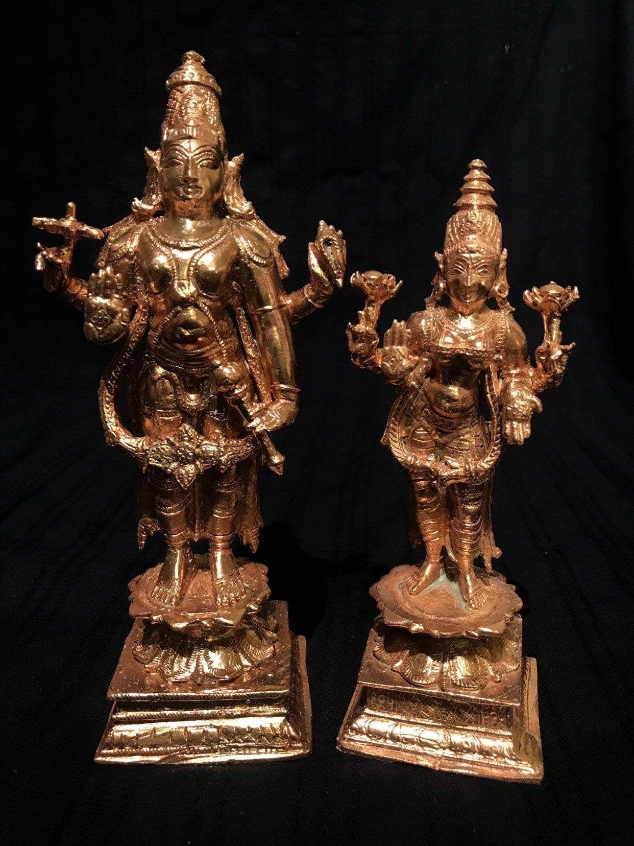 Lakshmi Narayana Copper Idol