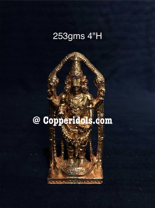 Venkateshwara Copper idol