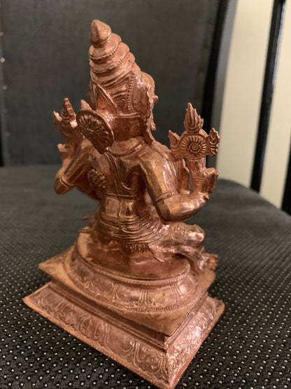 Prasiddh copper idols presents Sri Lakshmi Narasimha idol