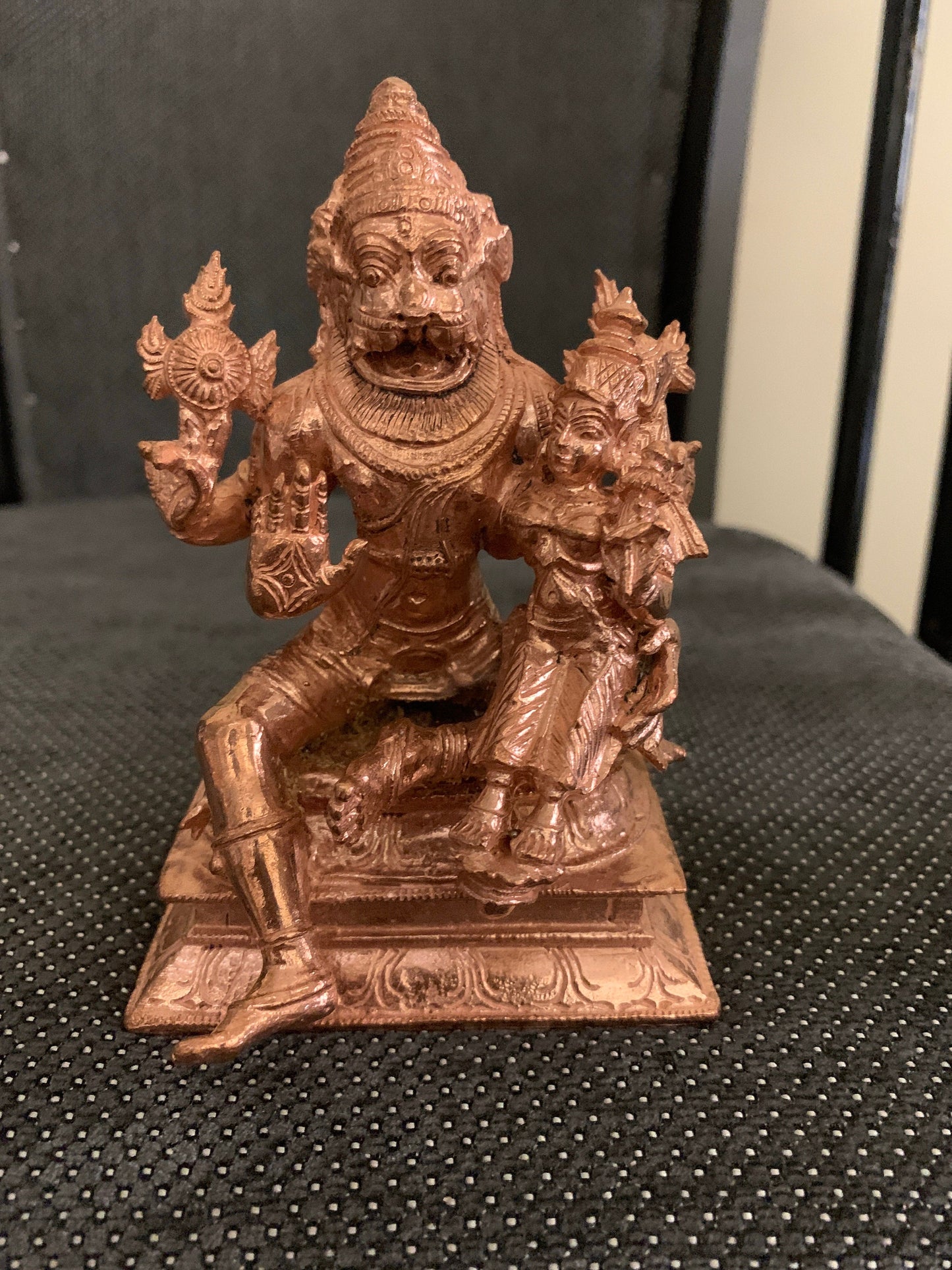 Prasiddh copper idols presents Sri Lakshmi Narasimha idol