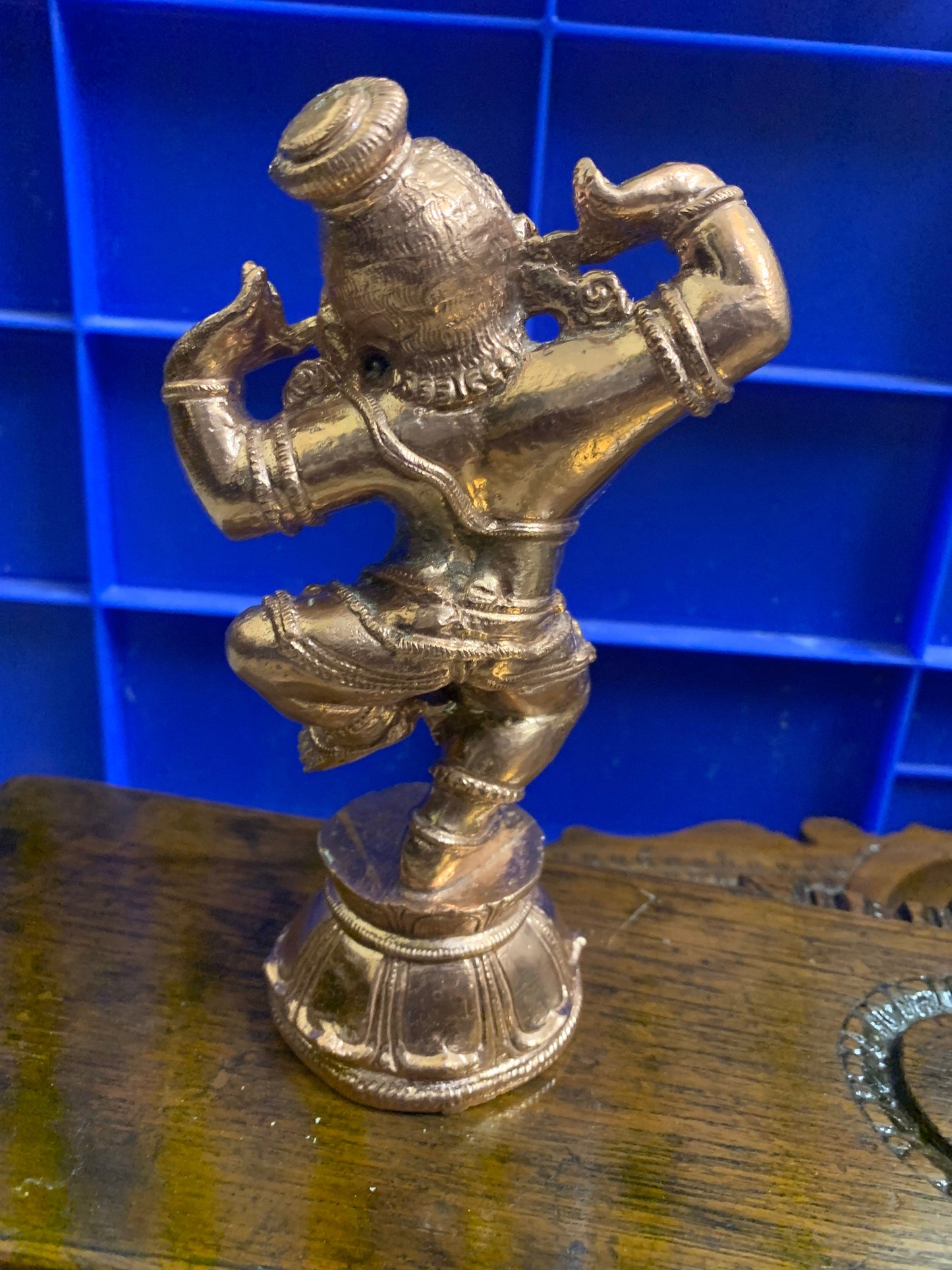 Copper Idol of Shri Krishna Bala Krishna Santana gopalakrishna