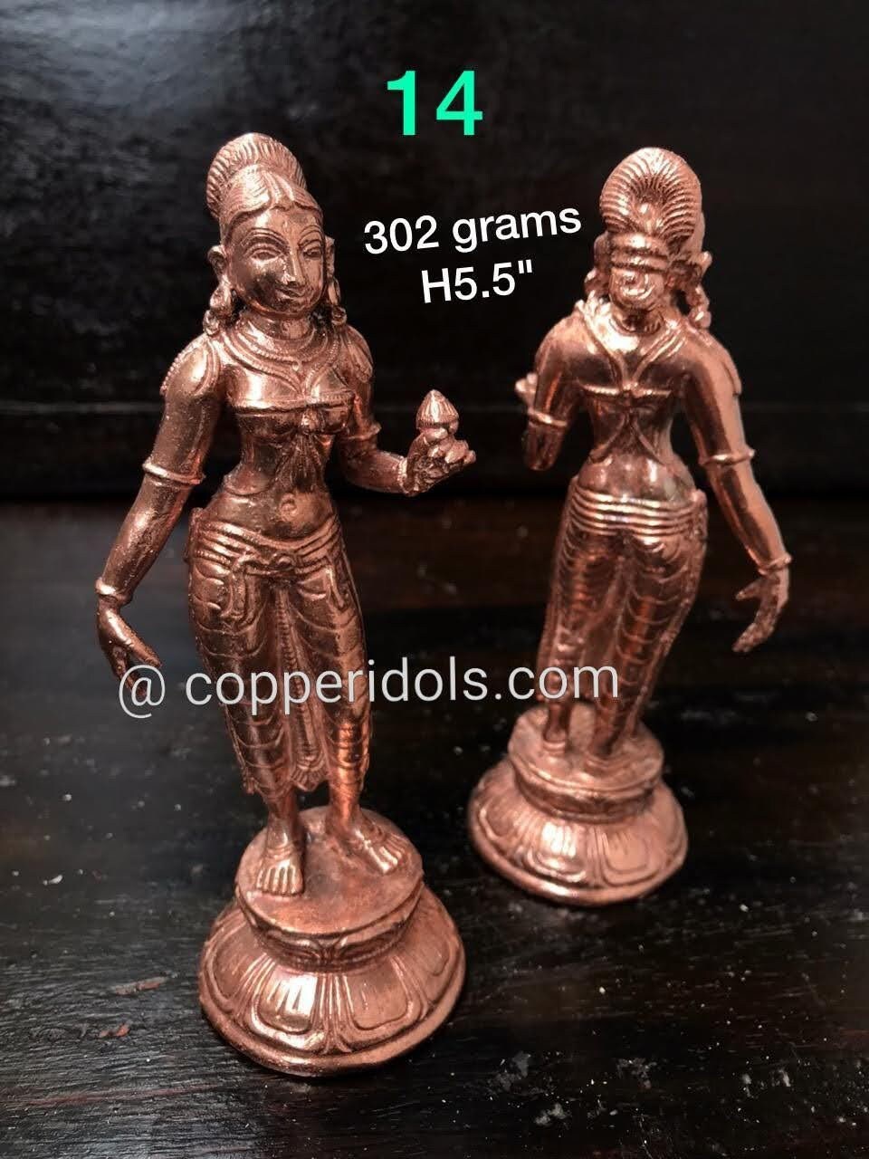 Prasiddh copper idols presents Sriviliputur Sri Andal Ammanavar