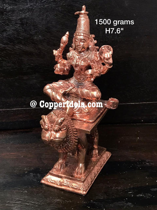 Prasiddh copper idols presents Kolhapur Mahalakshmi Amba Maa ji Idol