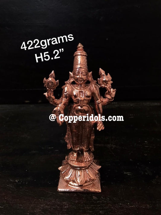 Prasiddh copper idols presents copper idol of Lord srinivasa