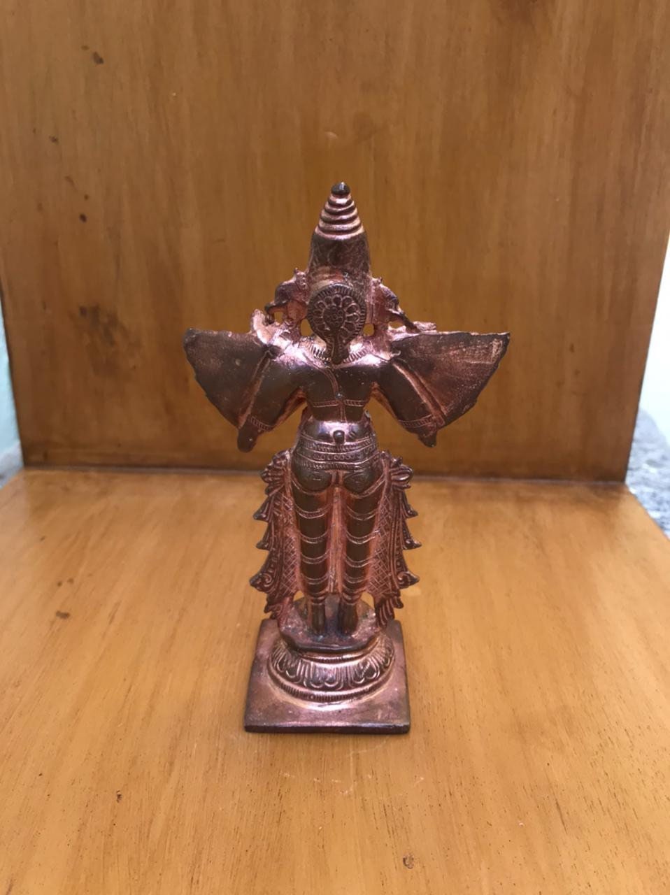 Prasiddh copper idols presents copper idol of Sri Garuda