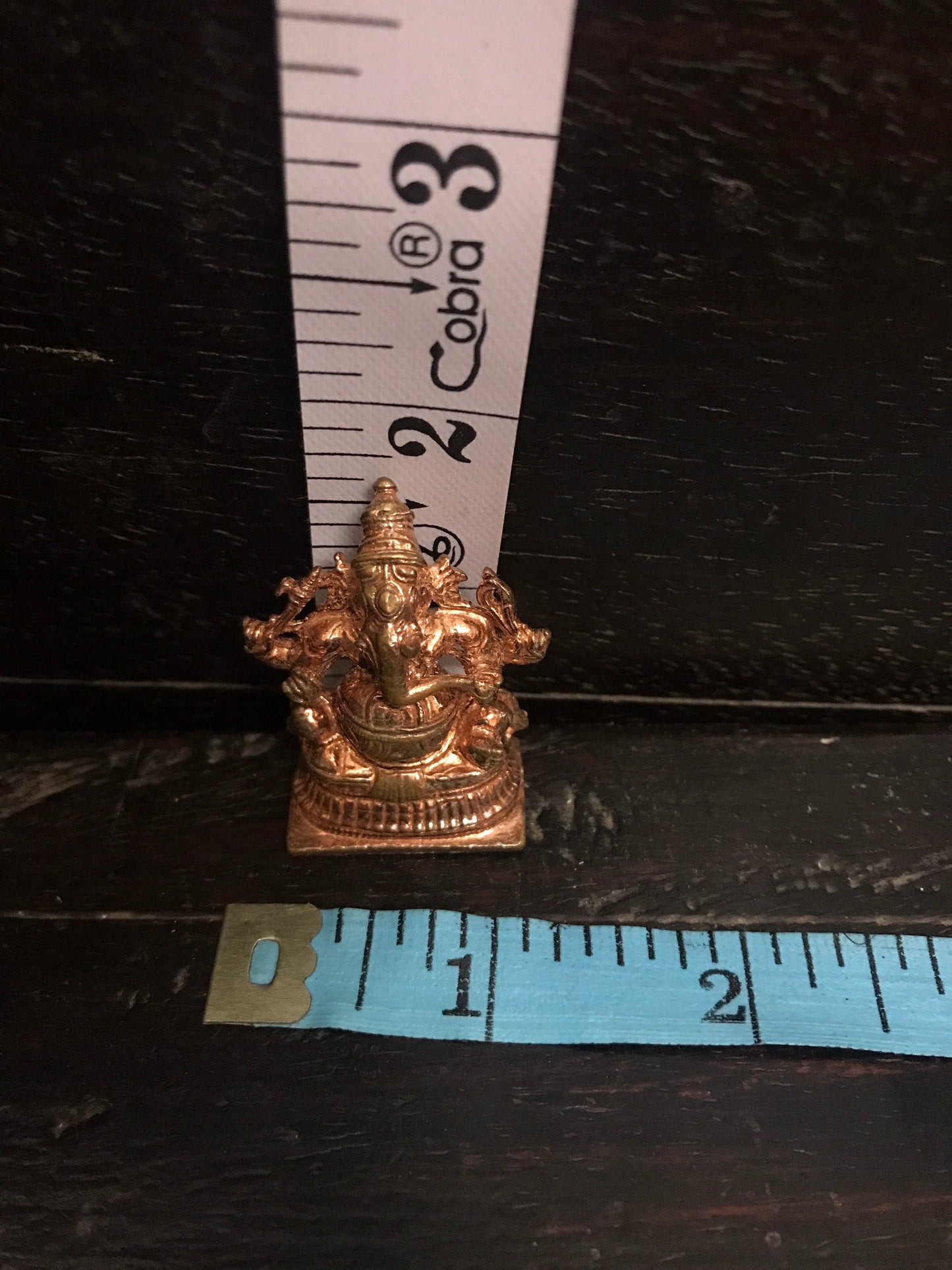 Prasiddh copper idols presents copper made miniature ganesha