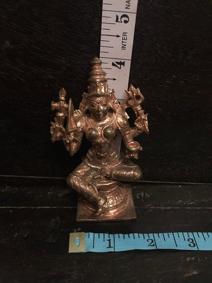 Prasiddh copper idols presents copper idol of Bhairavi Mariamma/ chowdeshwari