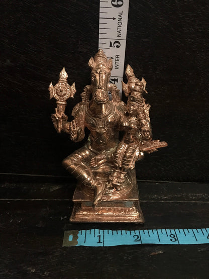 Prasiddh copper idols presents Copper idol of lakshmi hyagreeva